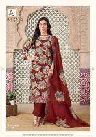 Alok suits intisaar cambric cotton wholesale dress materials in surat - wholesale export